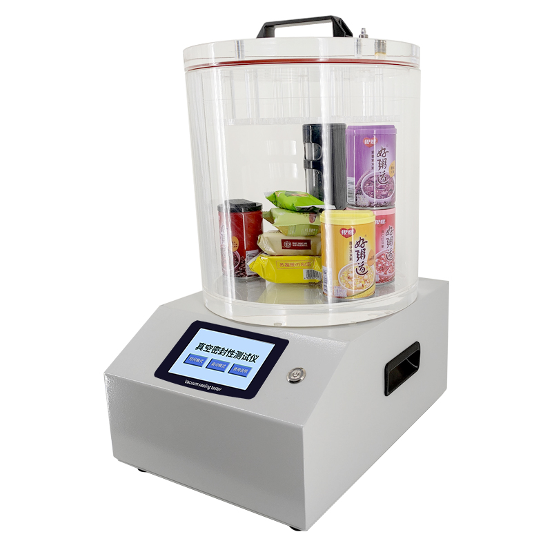 Integrated touch screen vacuum sealing tester